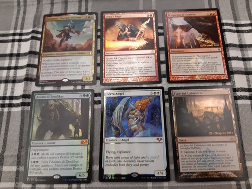 Lotto carte magic rare - magic, 6