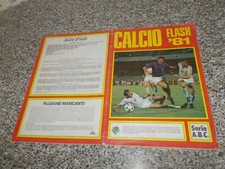 ALBUM CALCIO FLASH 81 COMPLETO