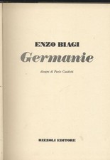 GERMANIE la geografia di Enzo Biagi 1976   Rizzoli I edizione ill Guidotti Libro
