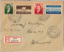 59996 - NORVEGIA - STORIA POSTALE: COPERTINA FDC 1942 - BARCHE navi