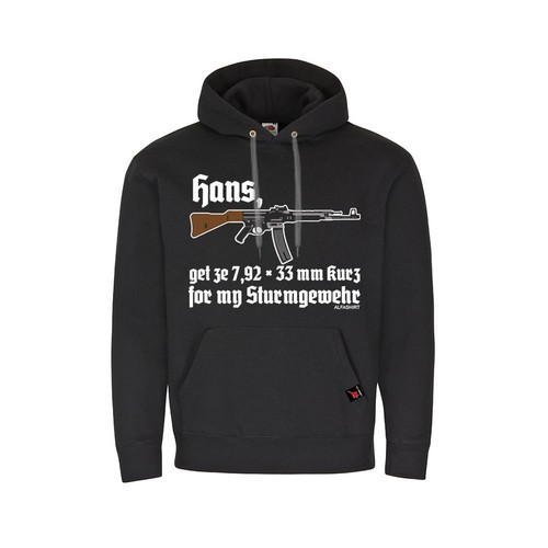Felpa con cappuccio hans get - cappuccio,