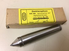 Punta di centraggio in metallo