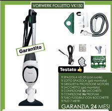 FOLLETTO VK150 ASPIRAPOLVERE VORWERK HD50 CON GARANZIA TUBO BOCCHETTE SACCHETTI