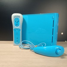 Console Nintendo Wii Azzurra/Celeste Edizione Mario e Sonic + Remote Motion Plus
