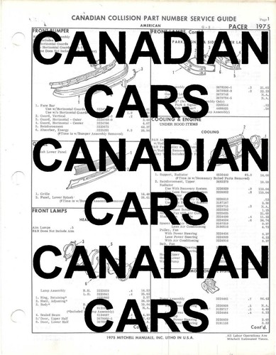 Canada collision numeri - collision,