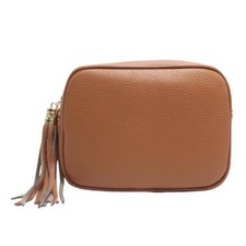 Leather Shoulder Bag with