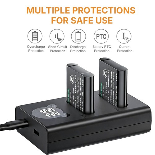 Adattatore batteria doppio