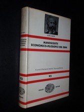 KARL MARX – MANOSCRITTI