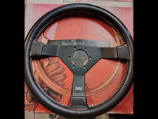 ALFA ROMEO FIAT PORSCHE BMW VOLANTE PERSONAL GIUGIARO PELLE NERO STEERING WHEEL