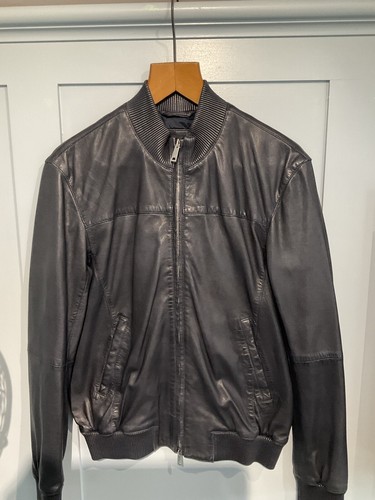 Giacca pelle armani jeans - armani,
