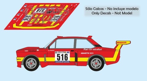 Decals abarth 031 giro - abarth,