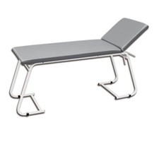 Lettino da visita in acciaio