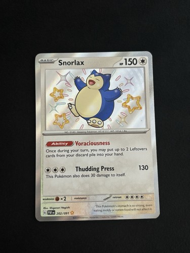 Snorlax 202 091 paldean - snorlax, sv: