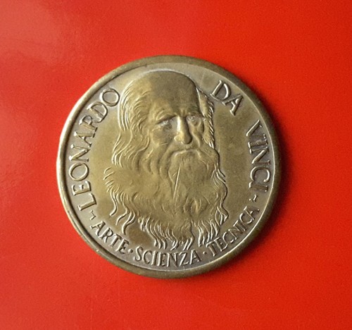 Medaglia leonardo vinci - da,