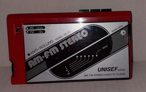 Lettore cassette red unisef - red,