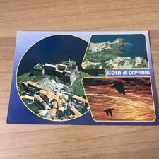 CARTOLINA COLORI VINTAGE COLLEZIONE ARCIPELAGO TOSCANO ISOLA CAPRAIA - LI 