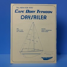 Catalogo brochure vendita Cape Dory Typhoon Daysailer Yacht BARCA A VELA 1975