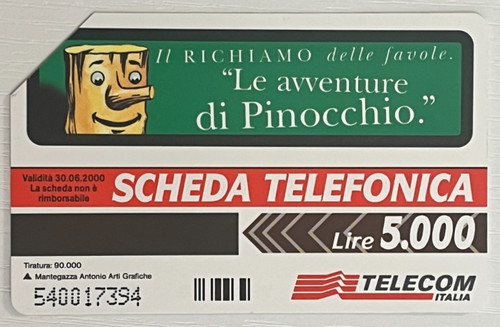Carta telefonica le - carta,