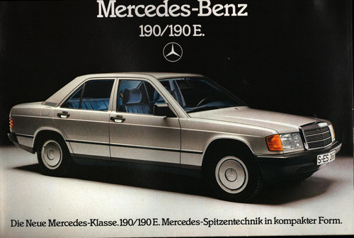 Prospekt mercedes 190 - mercedes,