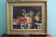 Dipinto Olio Su Tela Natura