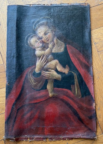 Quadro antico madonna - antico, con