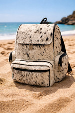 Zaino in vera pelle di mucca