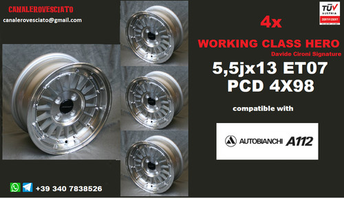 Cerchi 13 pollici 4x98 - cerchi, 5,5j