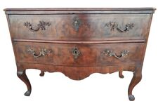 Raro ed importante Cassettone  Luigi XV Lombardo due cassetti in noce
