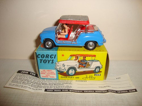 Corgi toys 240 ghia - 240, ghia-fiat
