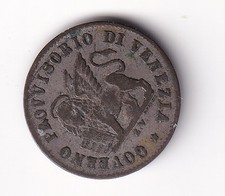 GOVERNO PROVVISORIO DI VENEZIA -15 centesimi 1848 -2 monete