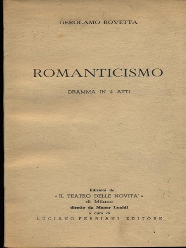 Romanticismo teatro gerolamo - romanticismo,