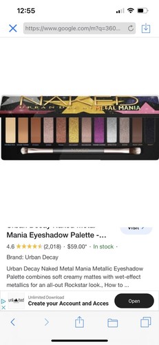Nuovissima palette ombretti
