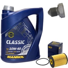 Kit olio motore 10W-40 5 litri