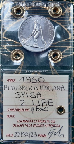 Lire 1950 - , (spiga)