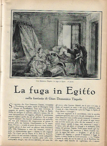 Fuga egitto nella - la,