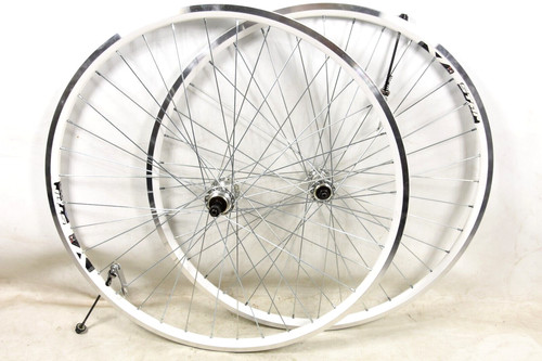 Coppia ruote ibride - coppia, bianche