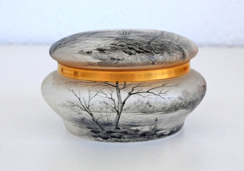 Daum nancy bonbonnière verre - bonbonnière,
