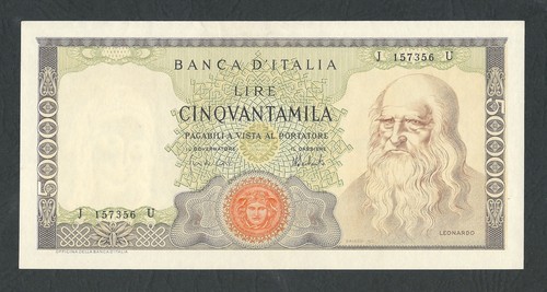 Italy lire 50000 fds - unc,