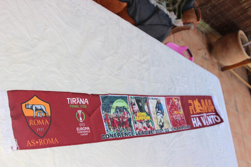 Sciarpa calcio roma ha - calcio,