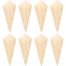 BYO 50 Coni in legno da 13x5 cm per fritti FINGER FOOD portaconfetti 1EO1