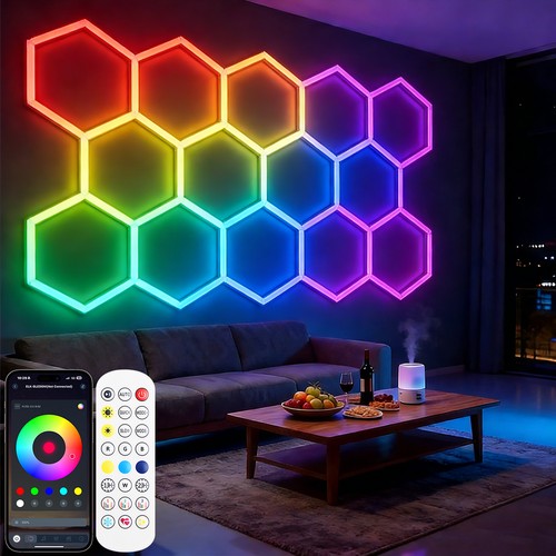 Plafoniera led esagonale - , 3-14