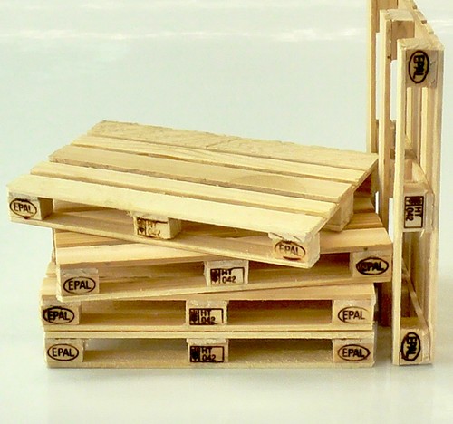 Europallet vero legno - europallet, scala
