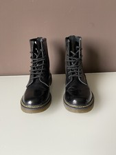 KEYS SCARPONCINO STIVALETTO STRINGATO DA DONNA NERO CON SUOLA IN GOMMA MIS 38