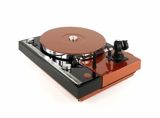 Giradischi Restaurato THORENS TD 320 Bicolor Nero Arancione