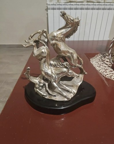 Scultura cavalli ottaviani - cavalli,