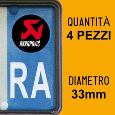 Kit 4 ADESIVI PER TARGA