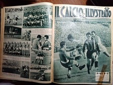 R@RIT@' IL CALCIO  ILLUSTRATO  43  VOLUMI RILEGATI ANNATE 1950/51 -RIF.N.19