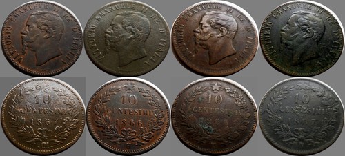 Lotto regno italia - lotto, 4x