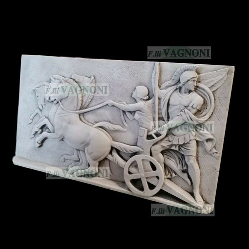 Bassorilievo quadro biga - bassorilievo,