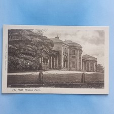 Heaton Park Postcard C1910 The Hall Local Post Office Issue Grt Manchester